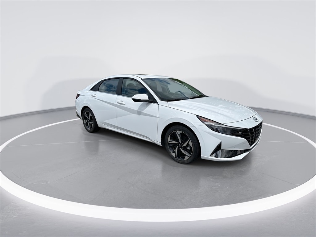 Used 2022 Hyundai Elantra Limited with VIN KMHLN4AJ8NU017458 for sale in Indianapolis, IN