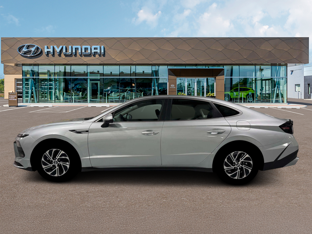New 2026 Hyundai Sonata Hybrid Blue Sedan