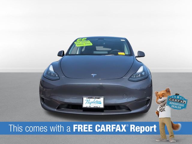 Used 2022 Tesla Model Y Long Range with VIN 7SAYGAEE0NF522647 for sale in Oak Lawn, IL