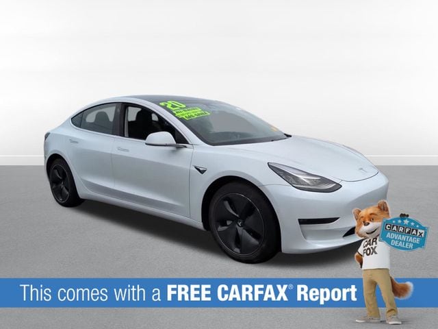 Used 2020 Tesla Model 3 Base with VIN 5YJ3E1EB9LF665029 for sale in Oak Lawn, IL