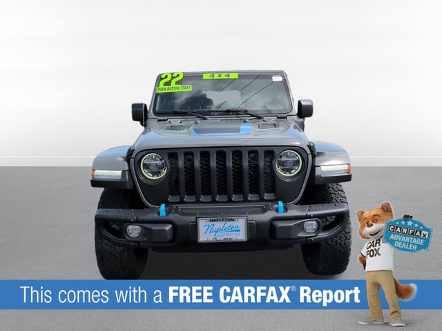 Used 2022 Jeep Wrangler Unlimited Rubicon 4XE with VIN 1C4JJXR61NW227803 for sale in Oak Lawn, IL