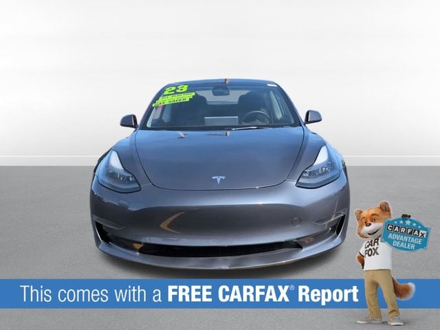 Used 2023 Tesla Model 3 Base with VIN 5YJ3E1EA3PF701889 for sale in Oak Lawn, IL
