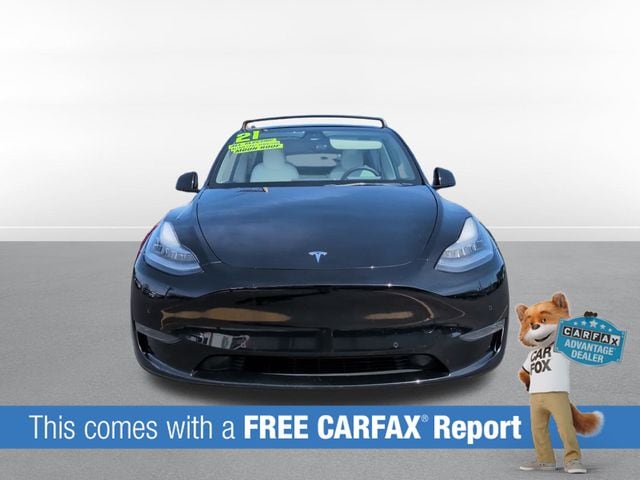 Used 2021 Tesla Model Y Long Range with VIN 5YJYGDEE9MF088628 for sale in Oak Lawn, IL