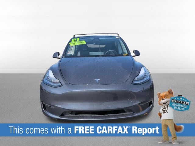 Used 2021 Tesla Model Y Long Range with VIN 5YJYGDEE1MF064582 for sale in Oak Lawn, IL