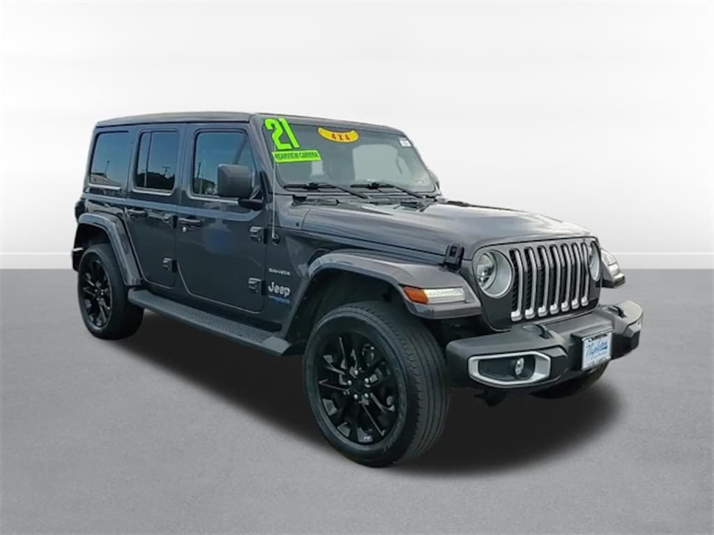 Used 2021 Jeep Wrangler Unlimited Sahara 4xe Sport Utility