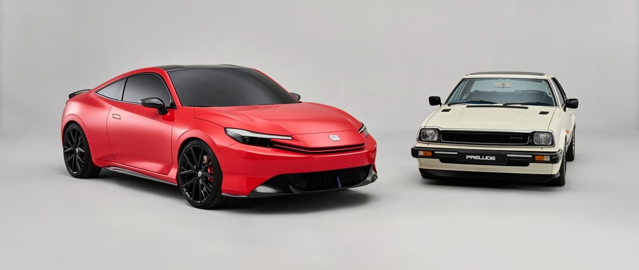 New Generation Honda Prelude & Old Generation Honda Prelude