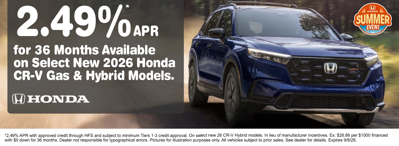 Honda Incentives July