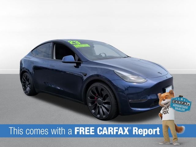 Used 2023 Tesla Model Y Performance with VIN 7SAYGDEF7PF667178 for sale in Oak Lawn, IL