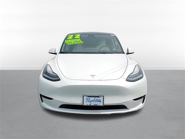 Used 2022 Tesla Model Y Long Range with VIN 7SAYGDEE9NF444631 for sale in Oak Lawn, IL