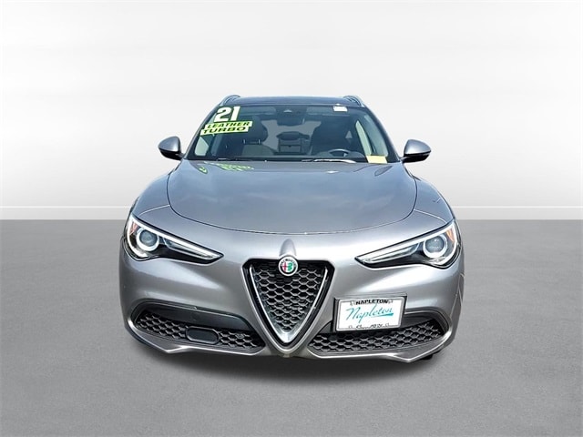 Used 2021 Alfa Romeo Stelvio Base with VIN ZASPAKAN8M7D20172 for sale in Oak Lawn, IL