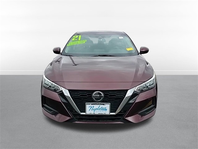 Used 2021 Nissan Sentra SV with VIN 3N1AB8CV8MY220313 for sale in Oak Lawn, IL