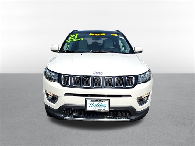 Used 2021 Jeep Compass Limited with VIN 3C4NJDCB1MT547097 for sale in Oak Lawn, IL