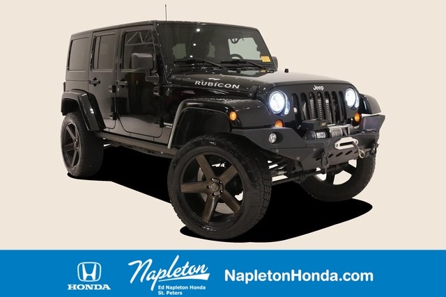 Used 2012 Jeep Wrangler Unlimited Rubicon with VIN 1C4HJWFG4CL274134 for sale in Saint Peters, MO