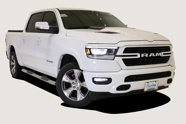 Used 2021 RAM Ram 1500 Pickup Laramie with VIN 1C6SRFJT7MN555165 for sale in Saint Peters, MO