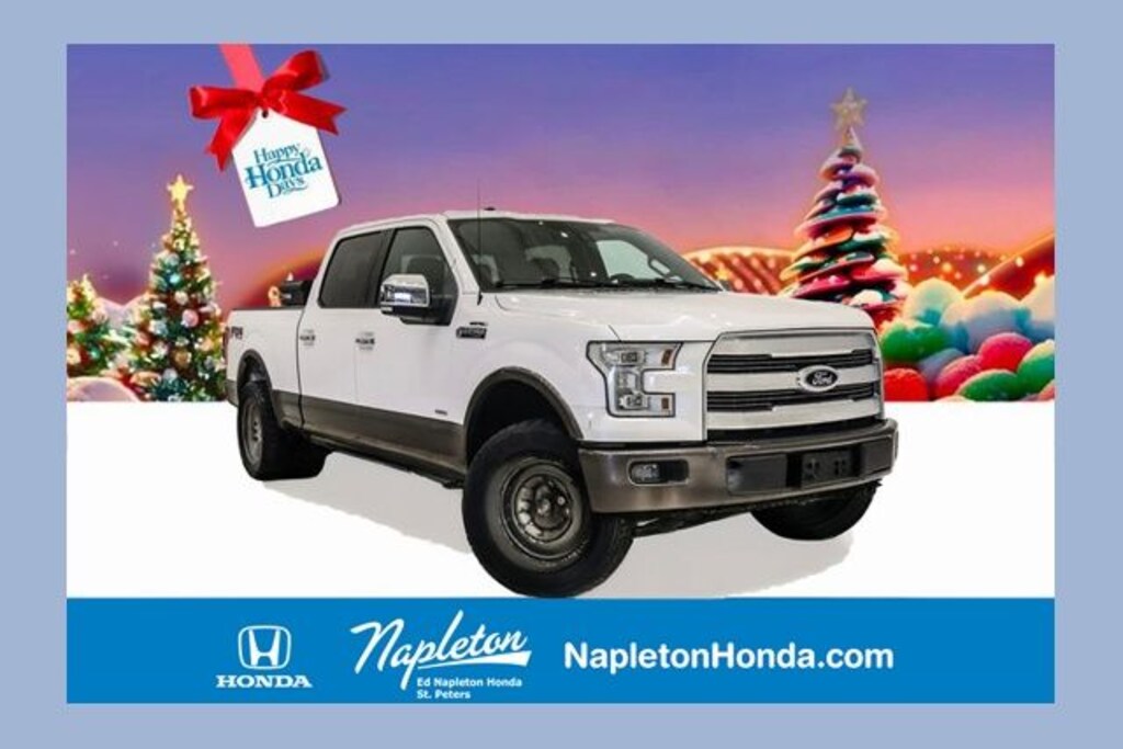 Used 2015 Ford F-150 Lariat Truck SuperCrew Cab