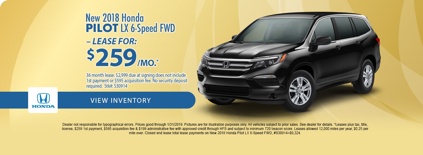 Honda Pilot St Peters Lease Specials Honda Pilot Suv Deals St Louis