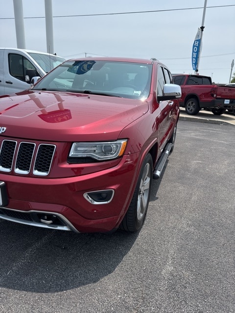 Used 2014 Jeep Grand Cherokee Overland with VIN 1C4RJFCG1EC196519 for sale in Saint Peters, MO