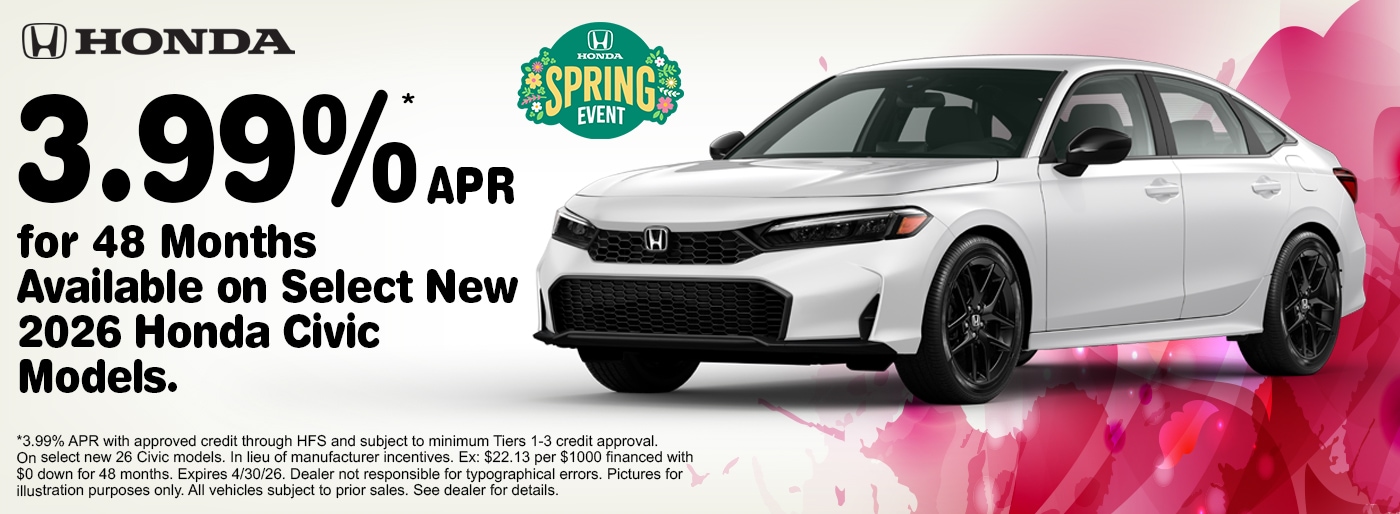 Honda Incentives April
