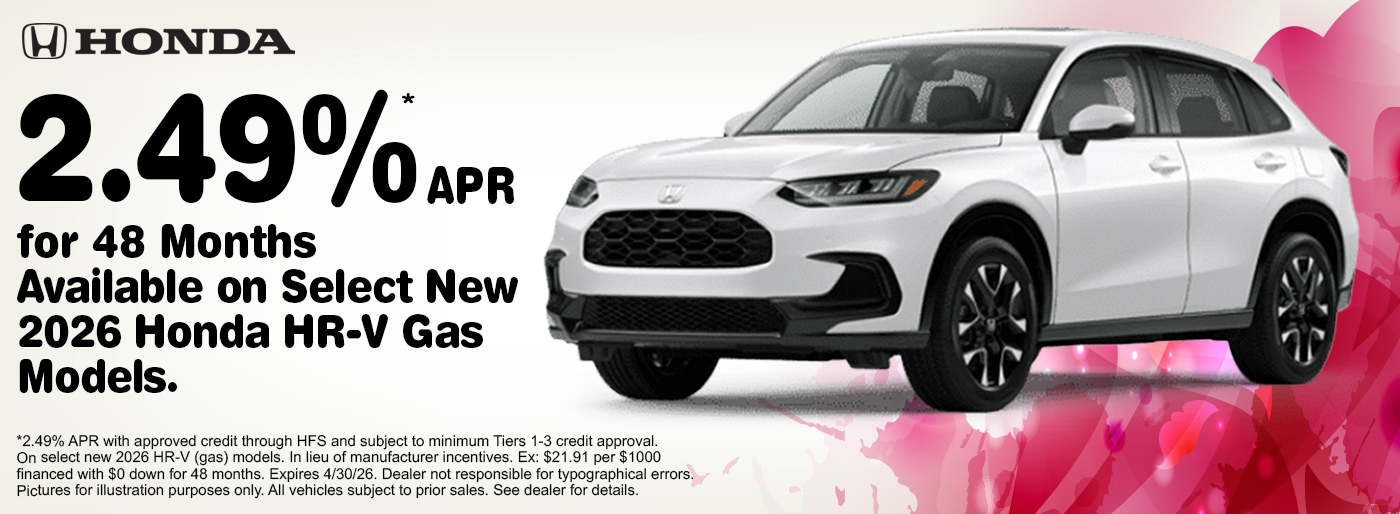 Honda Incentives April