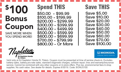 Ed Napleton Honda >> Service Specials Ed Napleton Honda Ed Napleton Honda >> Service Specials Ed Napleton Honda