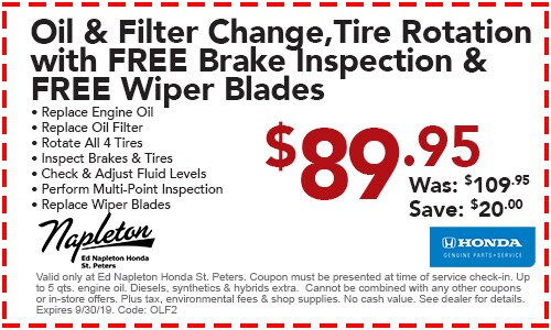 Ed Napleton Honda >> Service Specials Ed Napleton Honda Ed Napleton Honda >> Service Specials Ed Napleton Honda