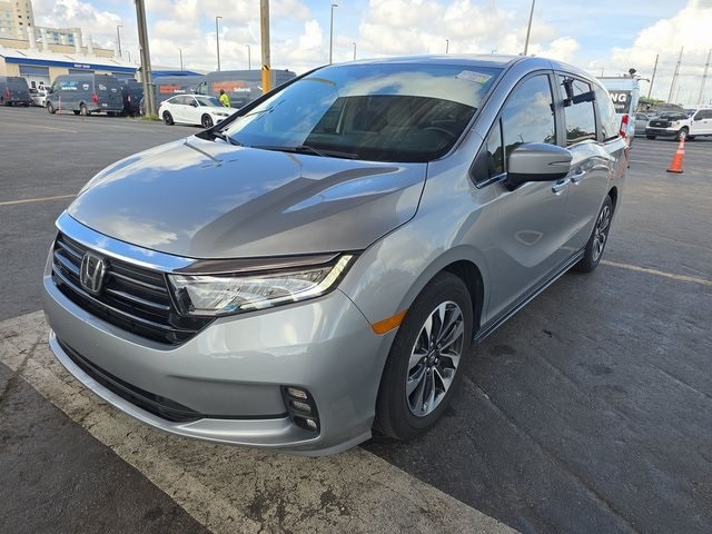 Used 2024 Honda Odyssey EX-L with VIN 5FNRL6H68RB044787 for sale in Saint Peters, MO