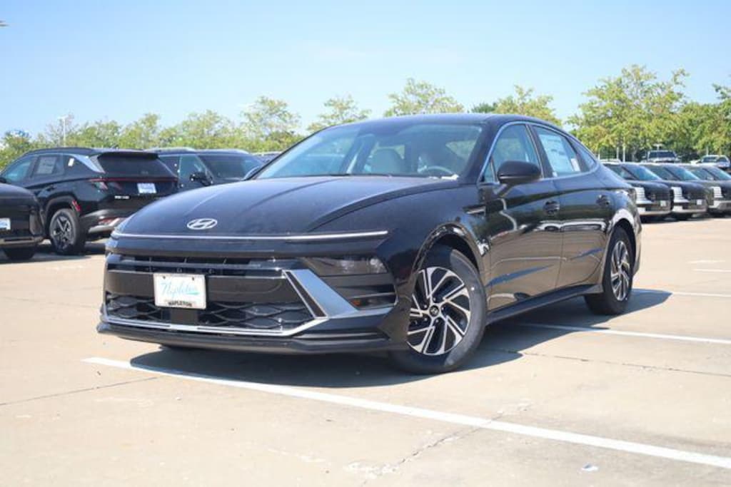 New 2026 Hyundai Sonata Hybrid Blue Sedan