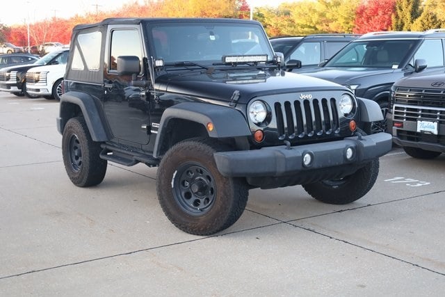 Used 2012 Jeep Wrangler Sport with VIN 1C4AJWAG6CL236221 for sale in Hazelwood, MO