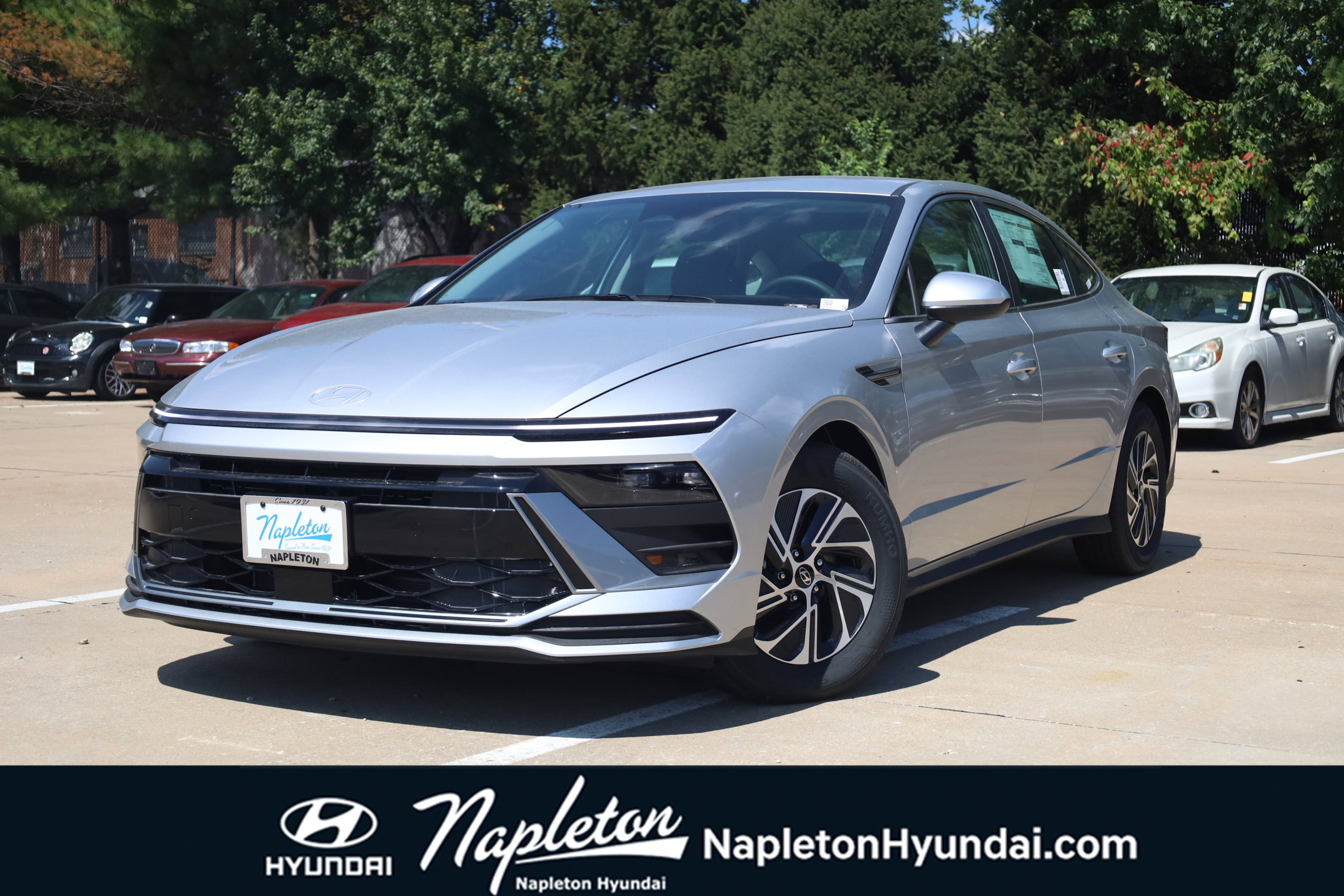 New 2026 Hyundai Sonata Hybrid Blue Sedan