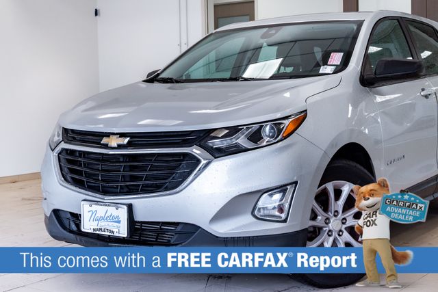 Used 2020 Chevrolet Equinox LS with VIN 3GNAXHEV8LS689566 for sale in Hazelwood, MO