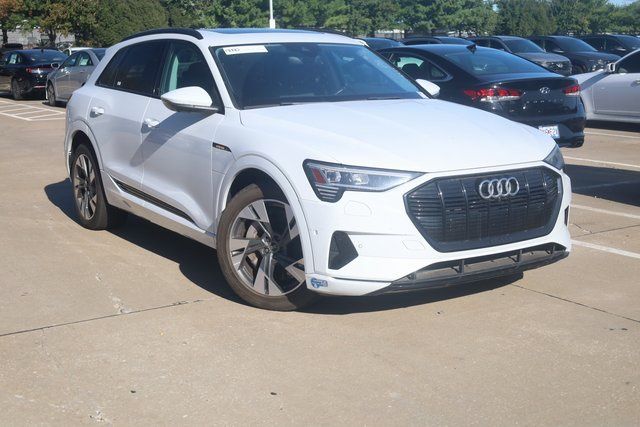 Used 2021 Audi e-tron Premium with VIN WA1AAAGE7MB010697 for sale in Hazelwood, MO