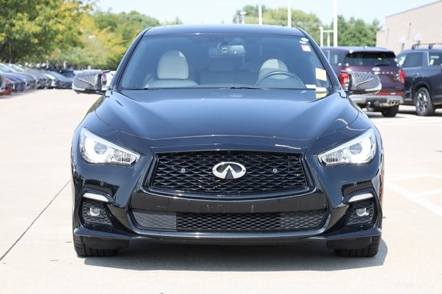 Used 2021 INFINITI Q50 RED SPORT with VIN JN1FV7DR3MM880500 for sale in Hazelwood, MO