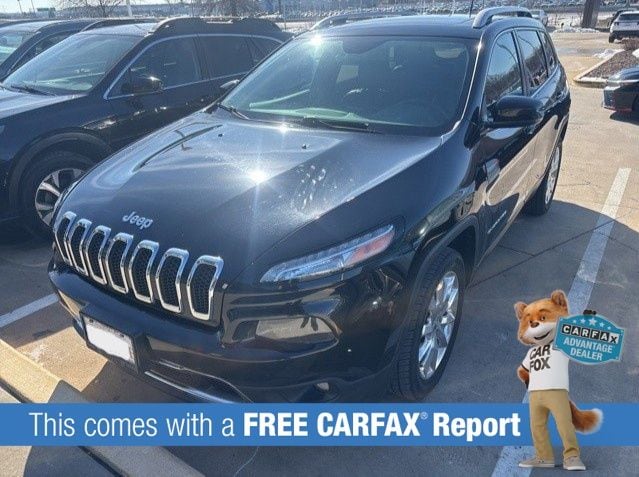 Used 2017 Jeep Cherokee Limited with VIN 1C4PJLDB8HW548183 for sale in Hazelwood, MO