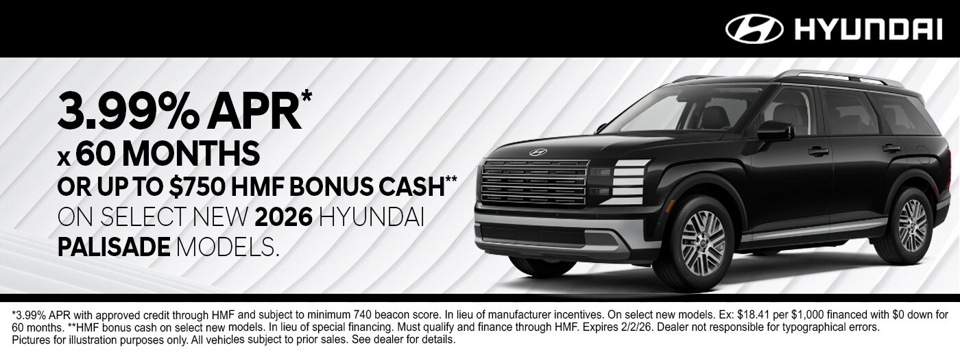 Hyundai Incentives January
