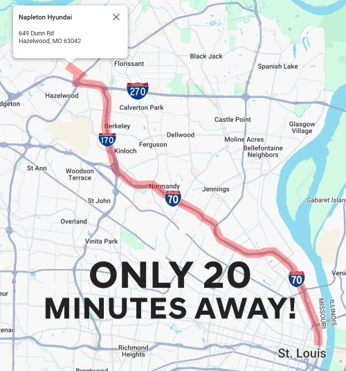 Directions to St Louis Hyundai Dealership
