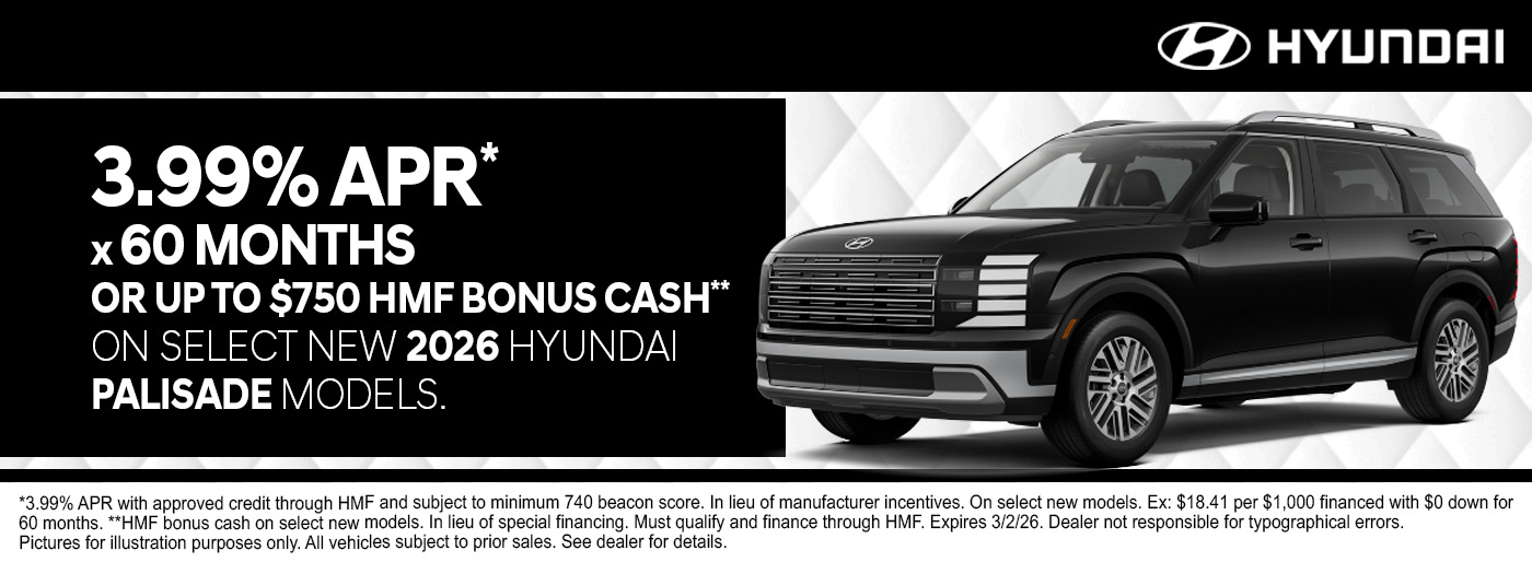Hyundai Incentives February