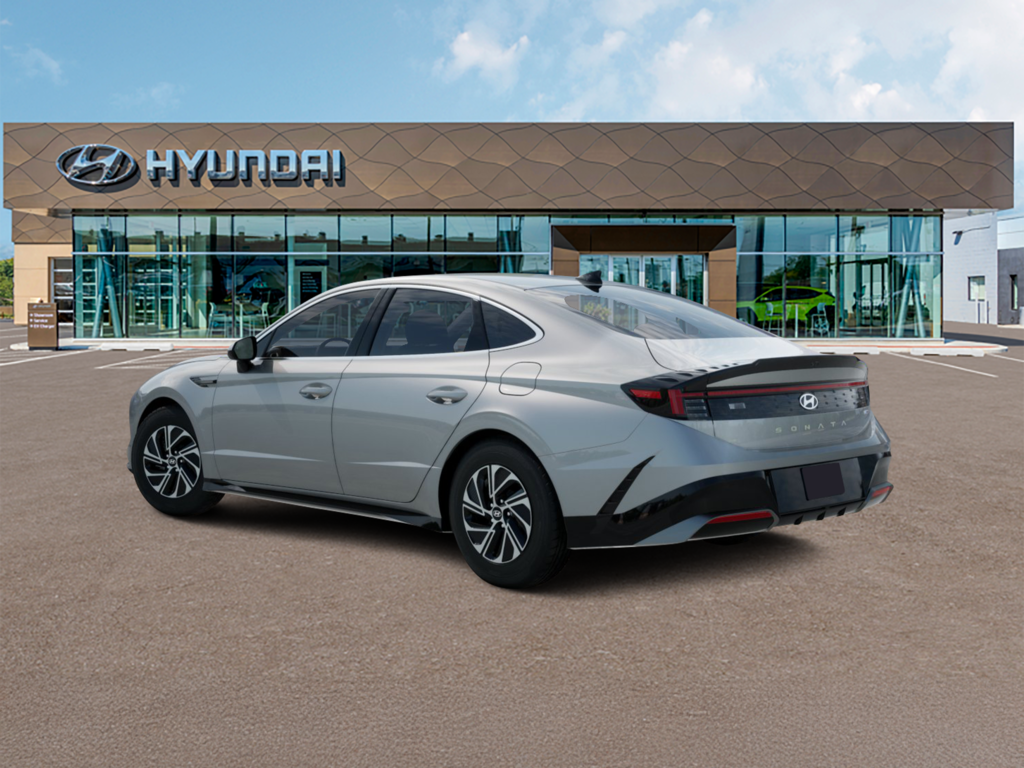 New 2026 Hyundai Sonata Hybrid Blue Sedan