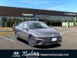 New 2026 Hyundai Elantra Hybrid Blue Sedan