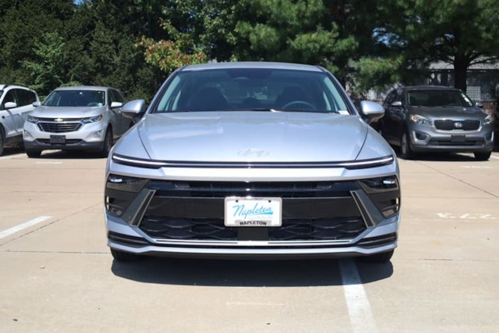 New 2026 Hyundai Sonata Hybrid Blue Sedan
