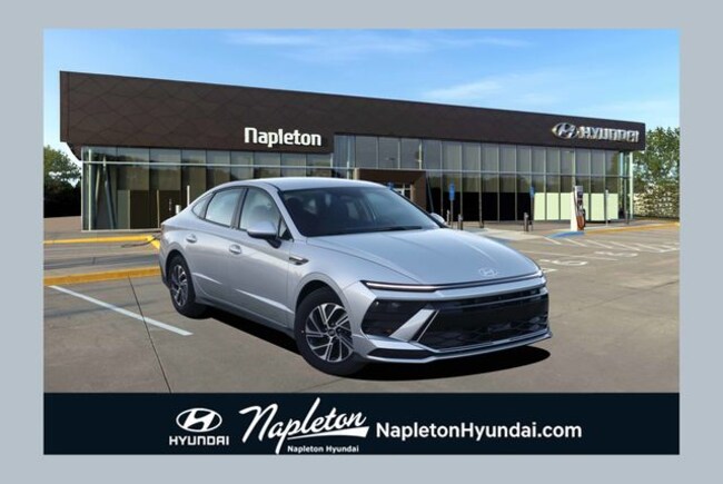 2026 Hyundai Sonata Hybrid Blue Sedan