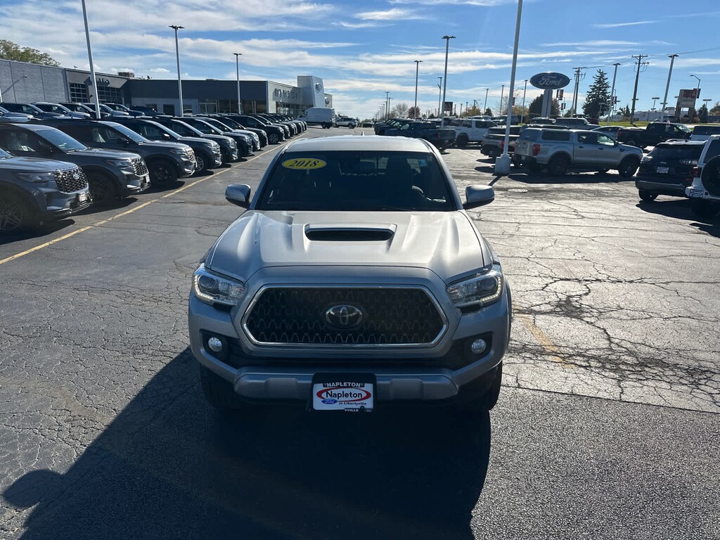 Used 2018 Toyota Tacoma TRD Sport Crew Cab Long Bed Truck