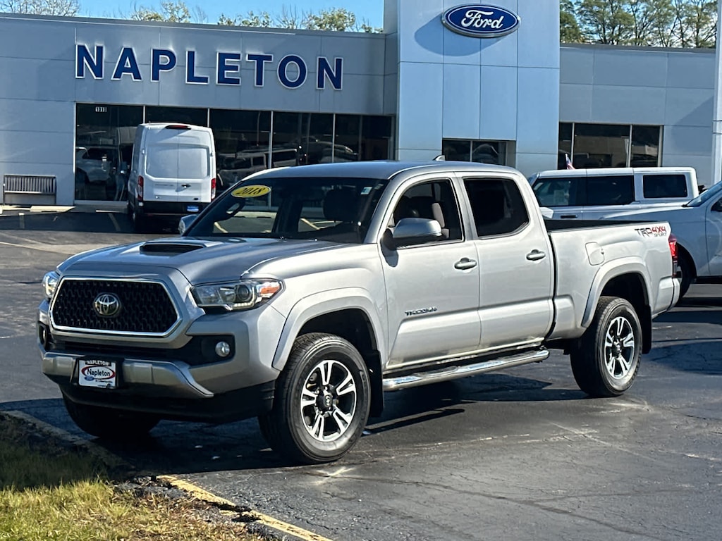 Used 2018 Toyota Tacoma TRD Sport Crew Cab Long Bed Truck
