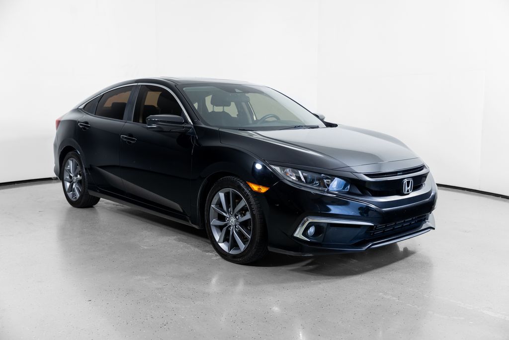 Used 2019 Honda Civic EX with VIN JHMFC1F3XKX008348 for sale in Palm Beach Gardens, FL