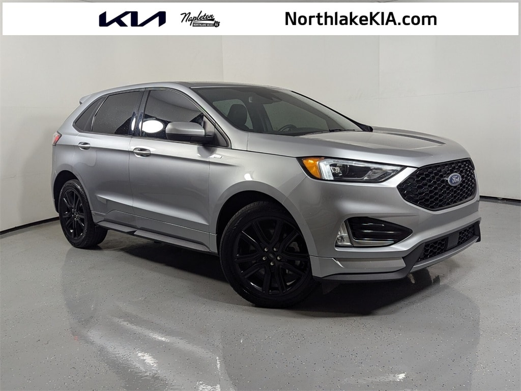 Used 2021 Ford Edge ST-Line with VIN 2FMPK4J95MBA06244 for sale in Palm Beach Gardens, FL