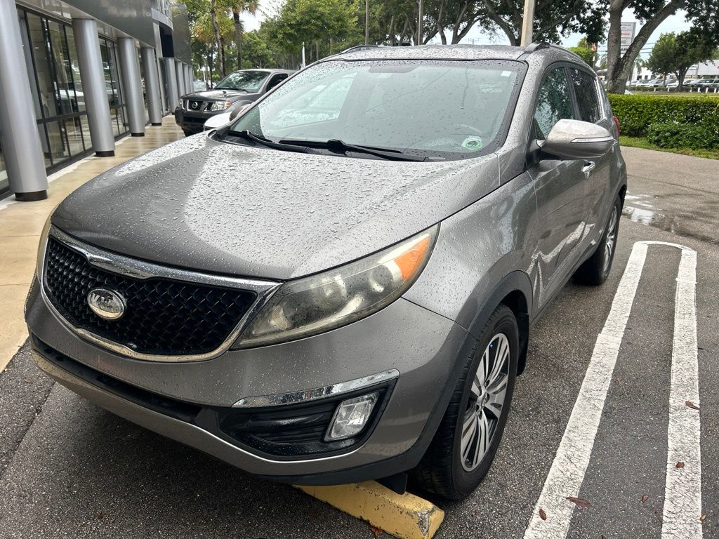 Used 2014 Kia Sportage EX with VIN KNDPC3AC3E7626253 for sale in Palm Beach Gardens, FL