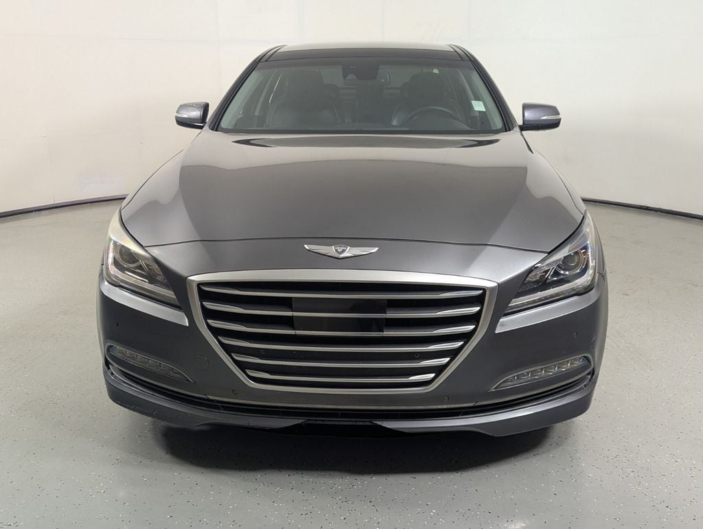 Used 2015 Hyundai Genesis Base with VIN KMHGN4JFXFU074243 for sale in Palm Beach Gardens, FL