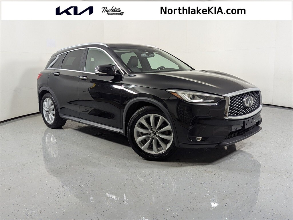 Used 2019 INFINITI QX50 Essential with VIN 3PCAJ5M36KF113894 for sale in Palm Beach Gardens, FL