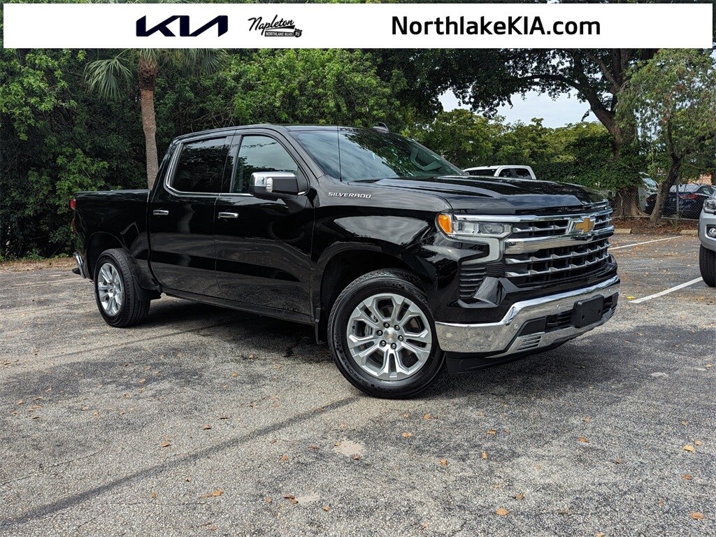 Used 2023 Chevrolet Silverado 1500 LTZ with VIN 2GCPAEED3P1106123 for sale in Palm Beach Gardens, FL