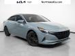 Used 2021 Hyundai Elantra Hybrid Blue Sedan