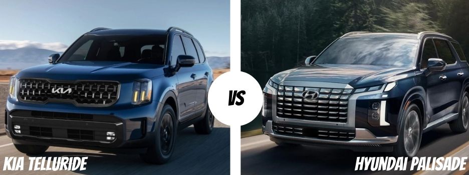 Hyundai palisade vs Kia Telluride comparison